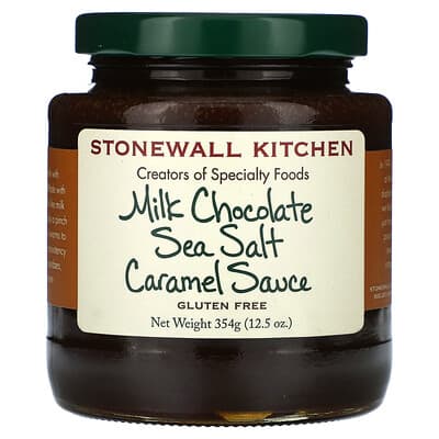 Stonewall Kitchen, Sauce au chocolat au lait et au caramel et au sel de mer, 354 g