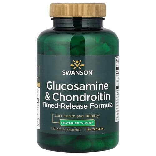 Swanson Vitamins, Glucosamine et chondroïtine, 120 comprimés