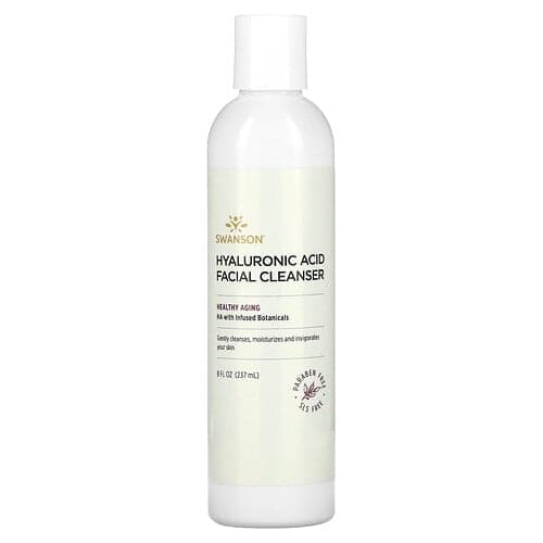 Swanson Vitamins, Nettoyant visage à l'acide hyaluronique, 237 ml