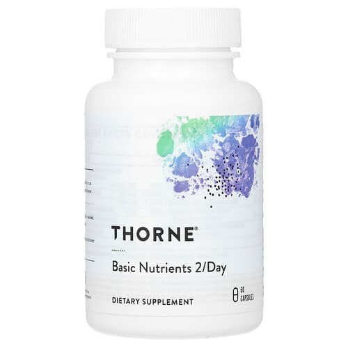 Thorne, Nutriments Essentiels 2/Jour, 60 capsules
