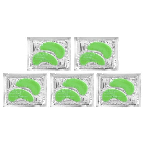 100% PURE, Bright Eyes, Masques pour les yeux à l'hydrogel, 5 masques, 8 g chacun
