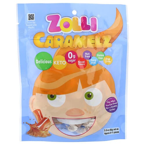 Zollipops, Caramelz Zolli®, env. 9-11 pièces, 85 g