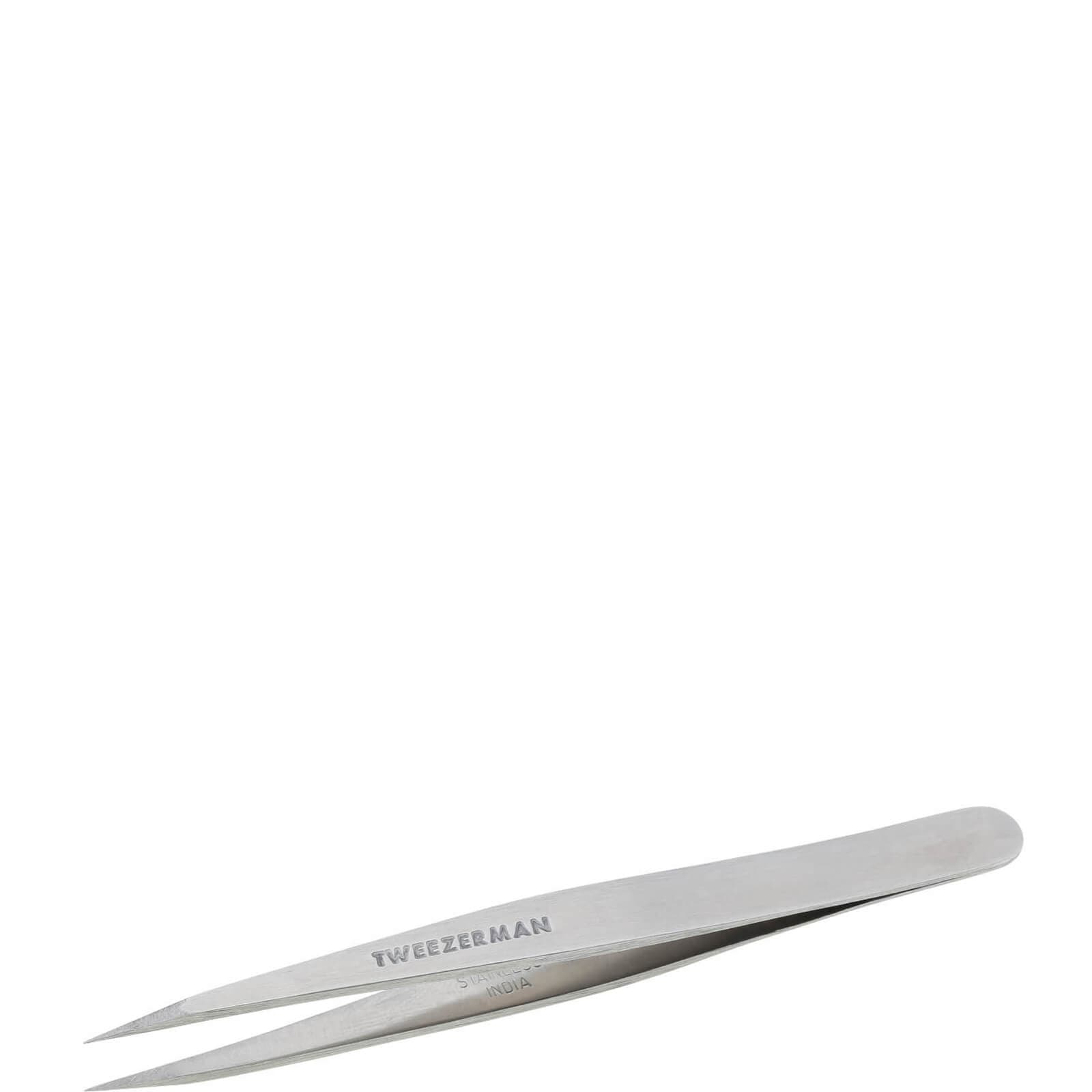 Tweezerman Pince à Épiler Pointue Deluxe 1240R-R - Acier Inoxydable