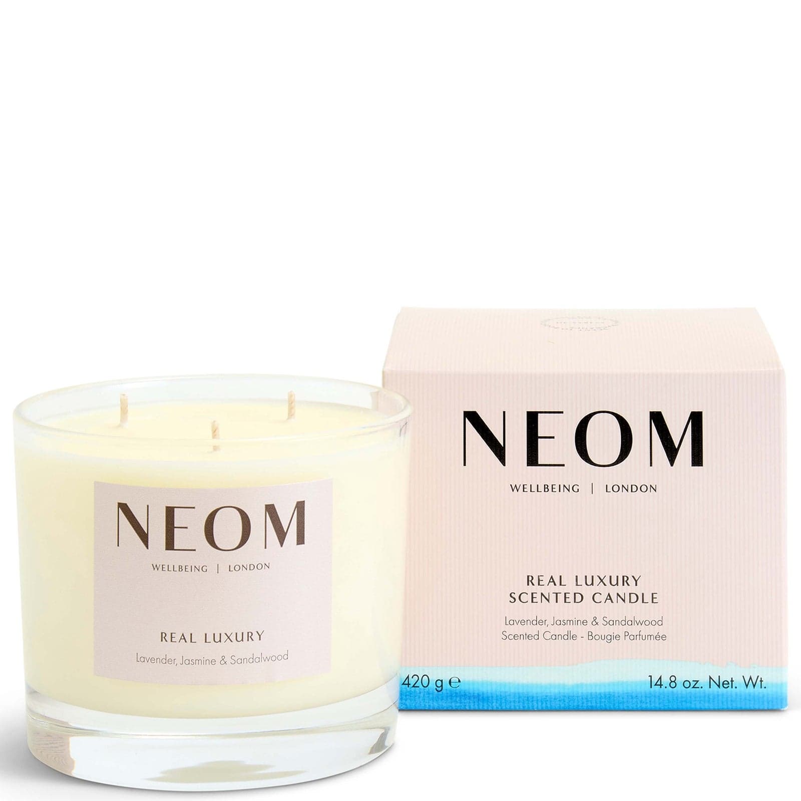 NEOM Real Luxury De-Stress Bougie Parfumée 3 Mèches