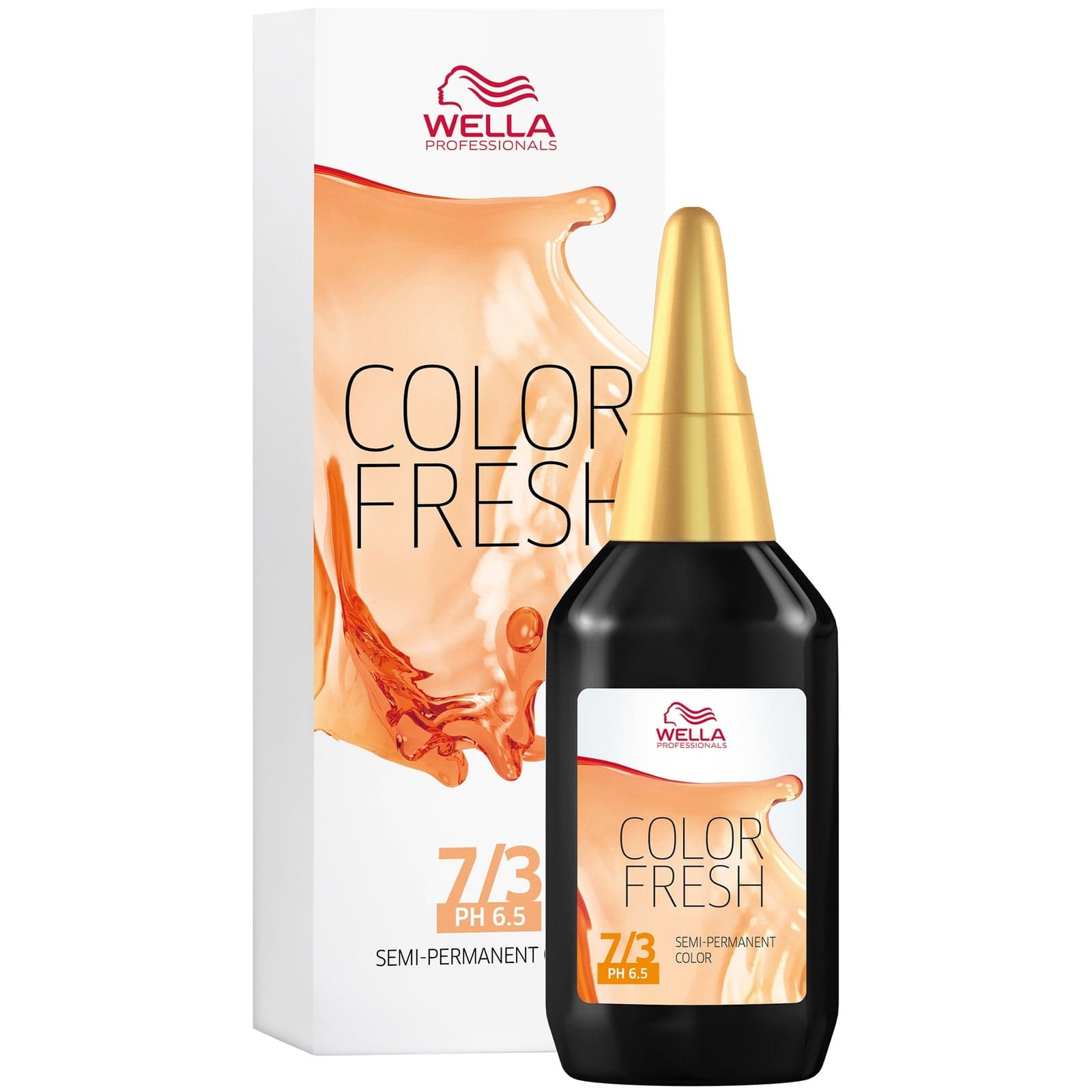Wella Professionals Color Fresh Coloration Semi-Permanente - 7/3 Blond Moyen Doré 75 ml