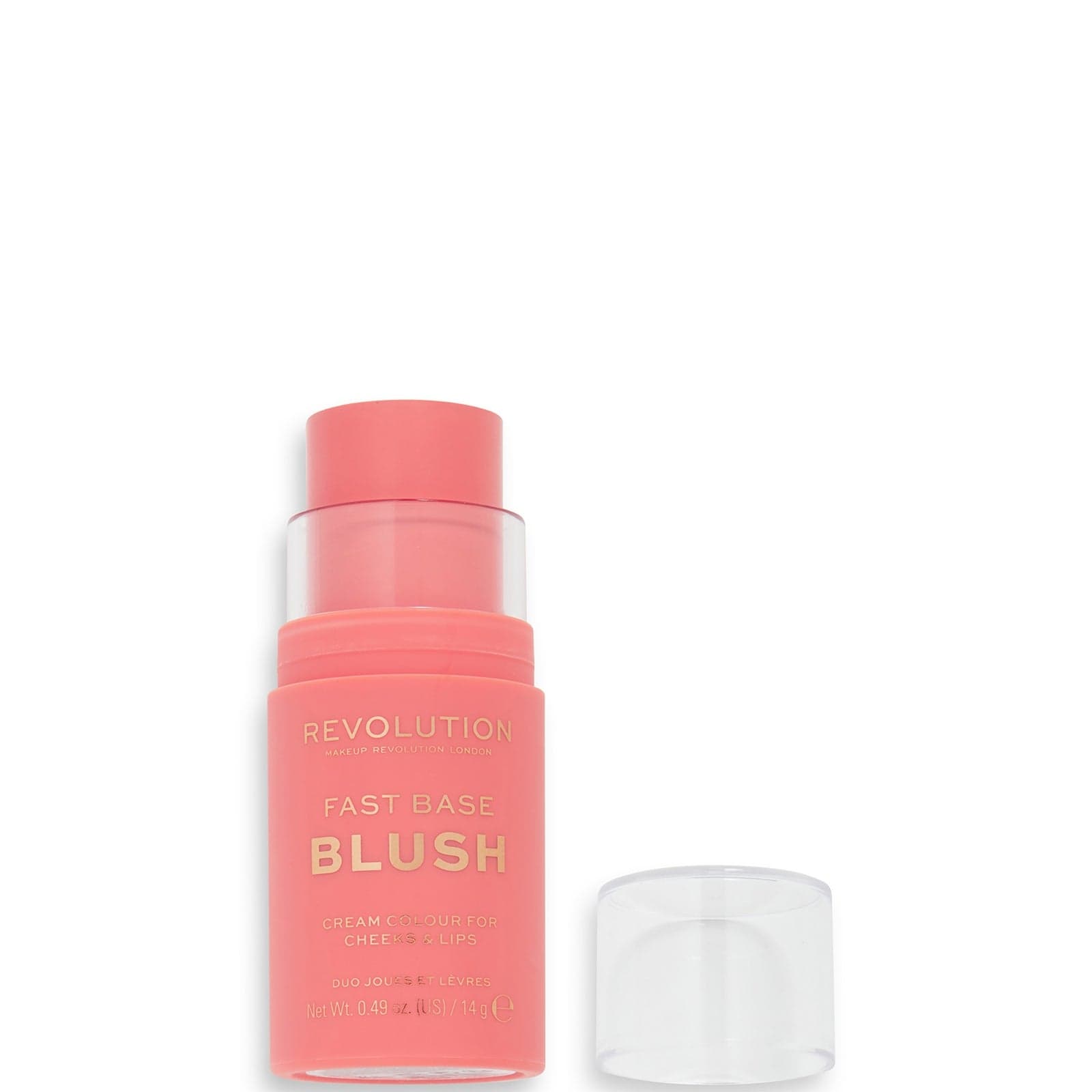 Makeup Revolution Fast Base Blush Stick (Various Shades) - Peach