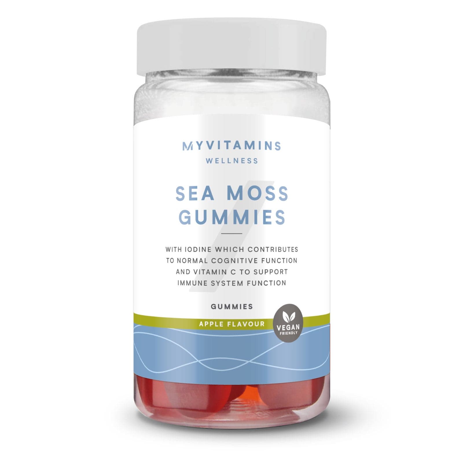 Myvitamins Sea Moss Gummies - 60gommes à mâcher - Pomme