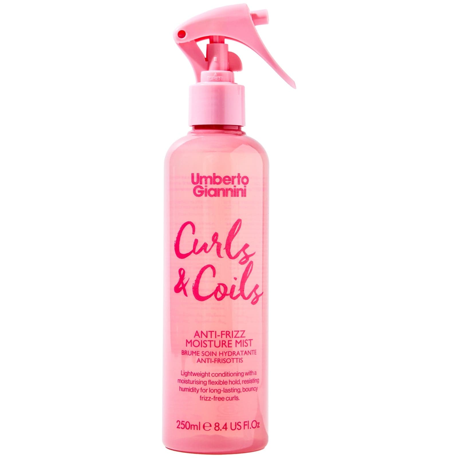 Umberto Giannini Curls & Coils Anti Frizz Moisture Mist 250ml