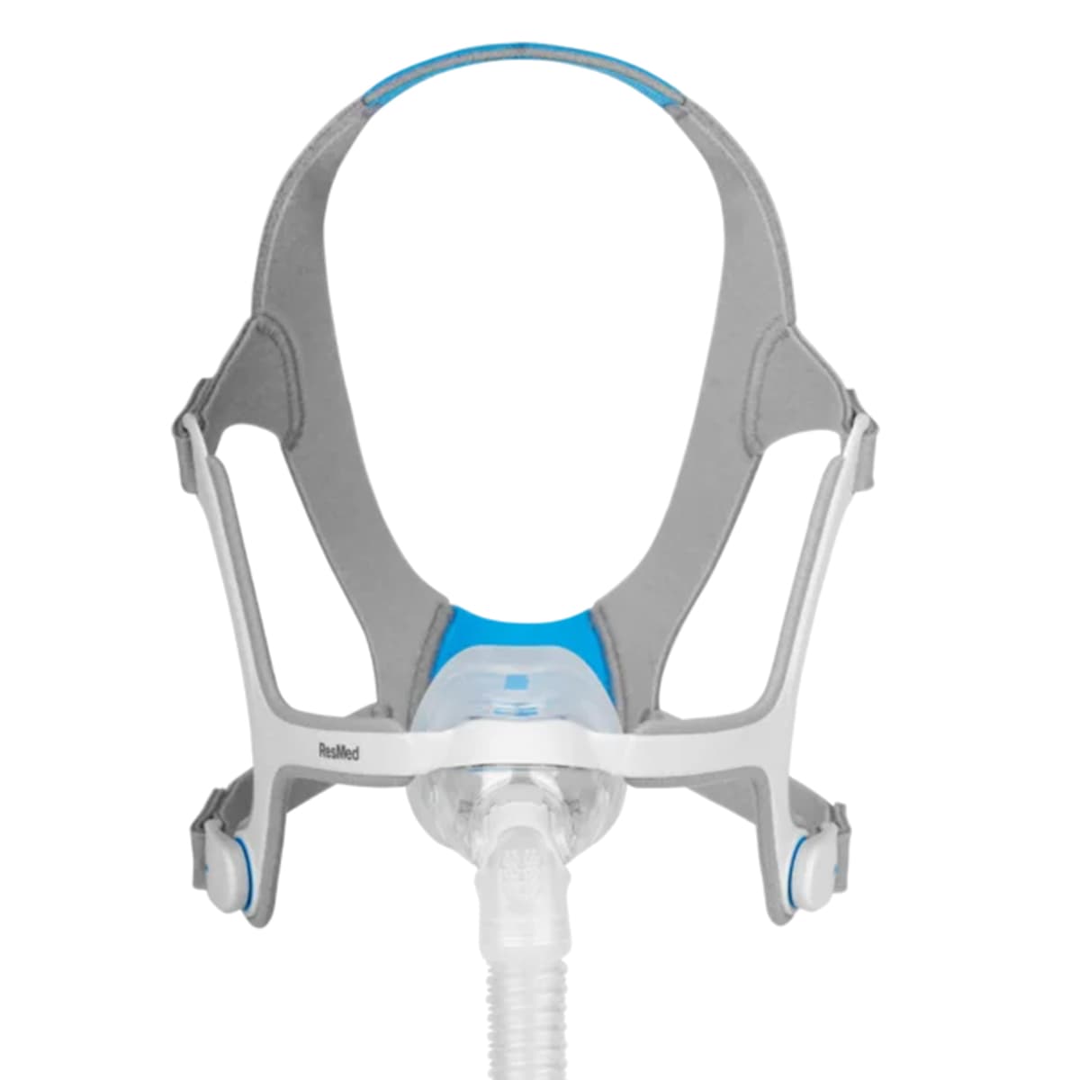Masque nasal AirFit N20 de ResMed, surface de contact réduite, champ de vision dégagé, ventilation en PPC, CPAP, apnée du sommeil