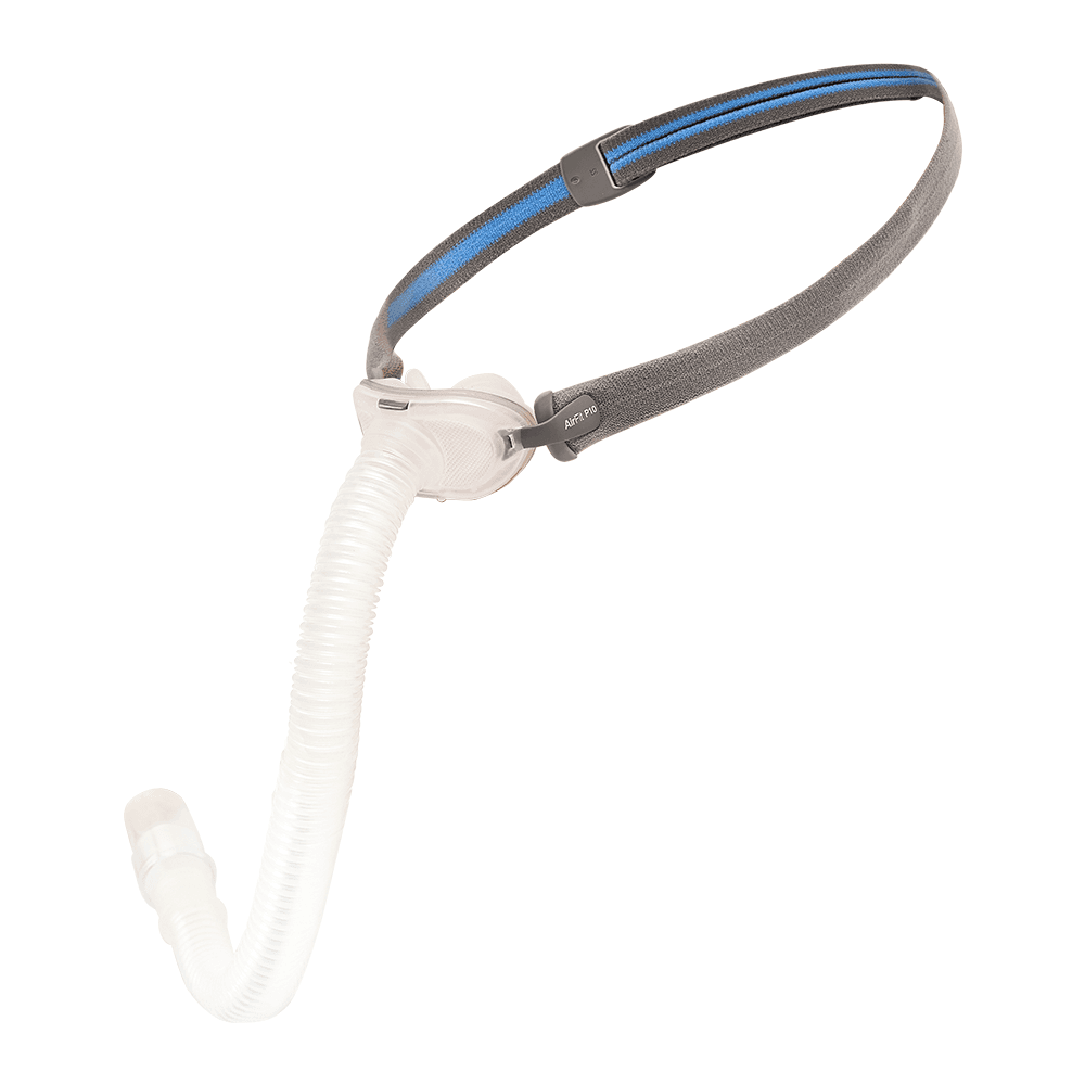 Masque narinaire AirFit P10 de ResMed, très confortable, très silencieux, ventilation en PPC, CPAP, apnée du sommeil
