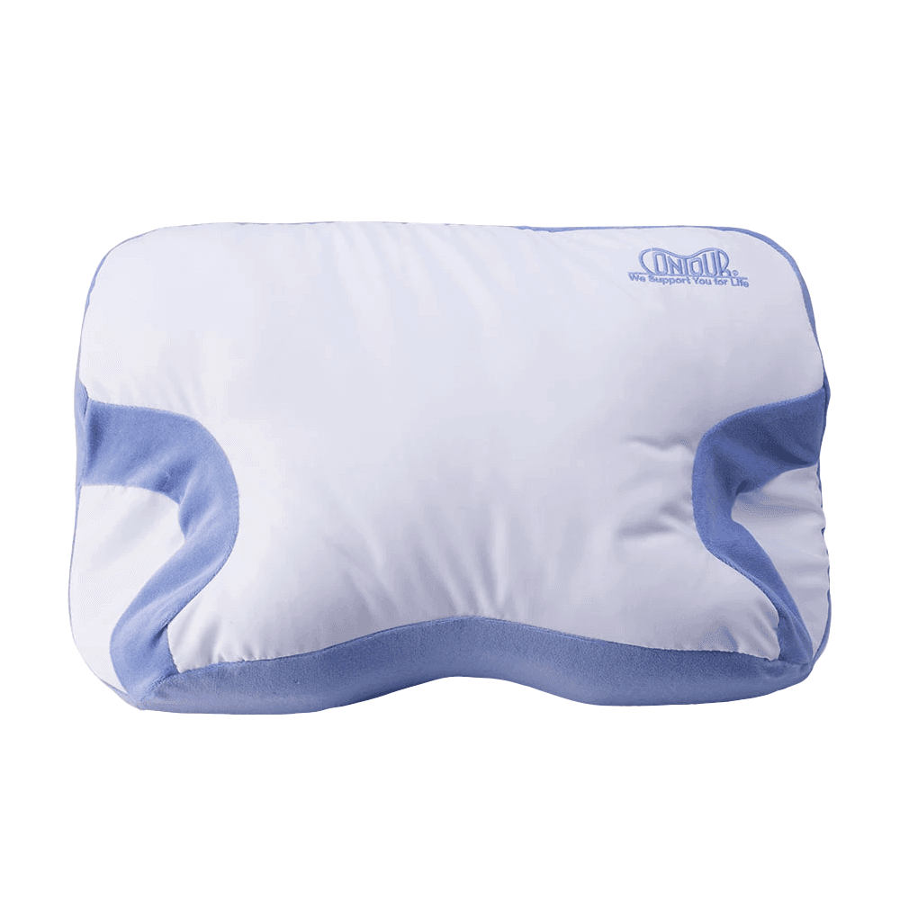 Oreiller spécial PPC Contour 2.0, mi-ferme, housse amovible, hauteur réglable, idéal pour dormir sur le dos ou le côté, CPAP, apnée du sommeil