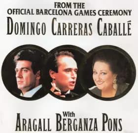 From The Official Barcelona Games Ceremony - Placido Domingo, José Carreras, Montserrat Caballé, Teresa Berganza, Giacomo Aragall, Juan Pons