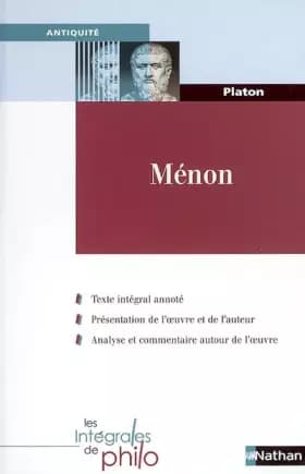 Ménon - Platon, Bernard Piettre