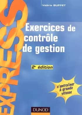 Exercices de contrôle de gestion - Valérie Buffet