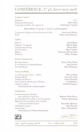 Conference N°45 - Collectif