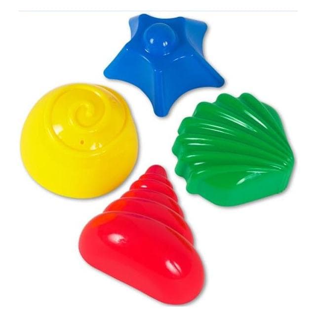 Outdoor Active Jouets de sable Moules de sable Océan 4 pièces