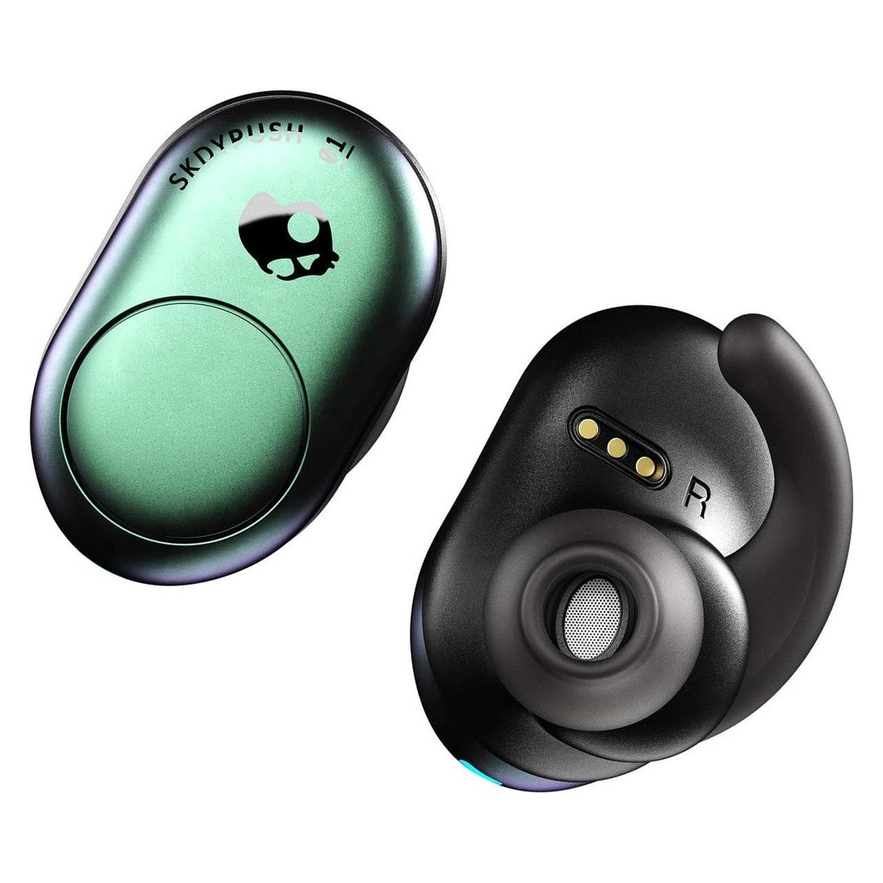 Skullcandy Pousser (6 h, Sans fil), Écouteurs, Vert, Noir