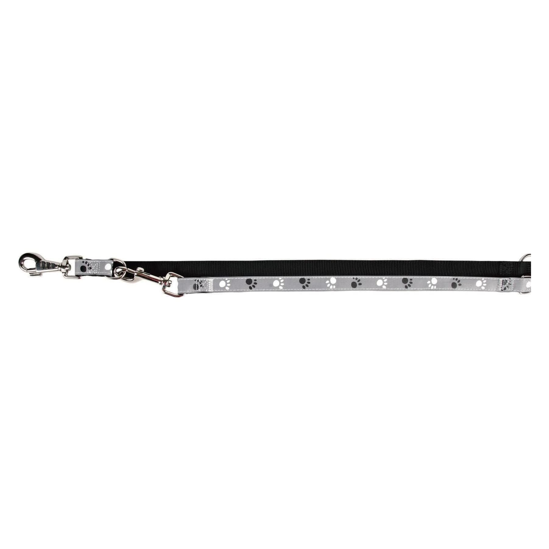 Trixie Laisse double Silver Reflect (L, M, Chien, Général), Collier + laisse