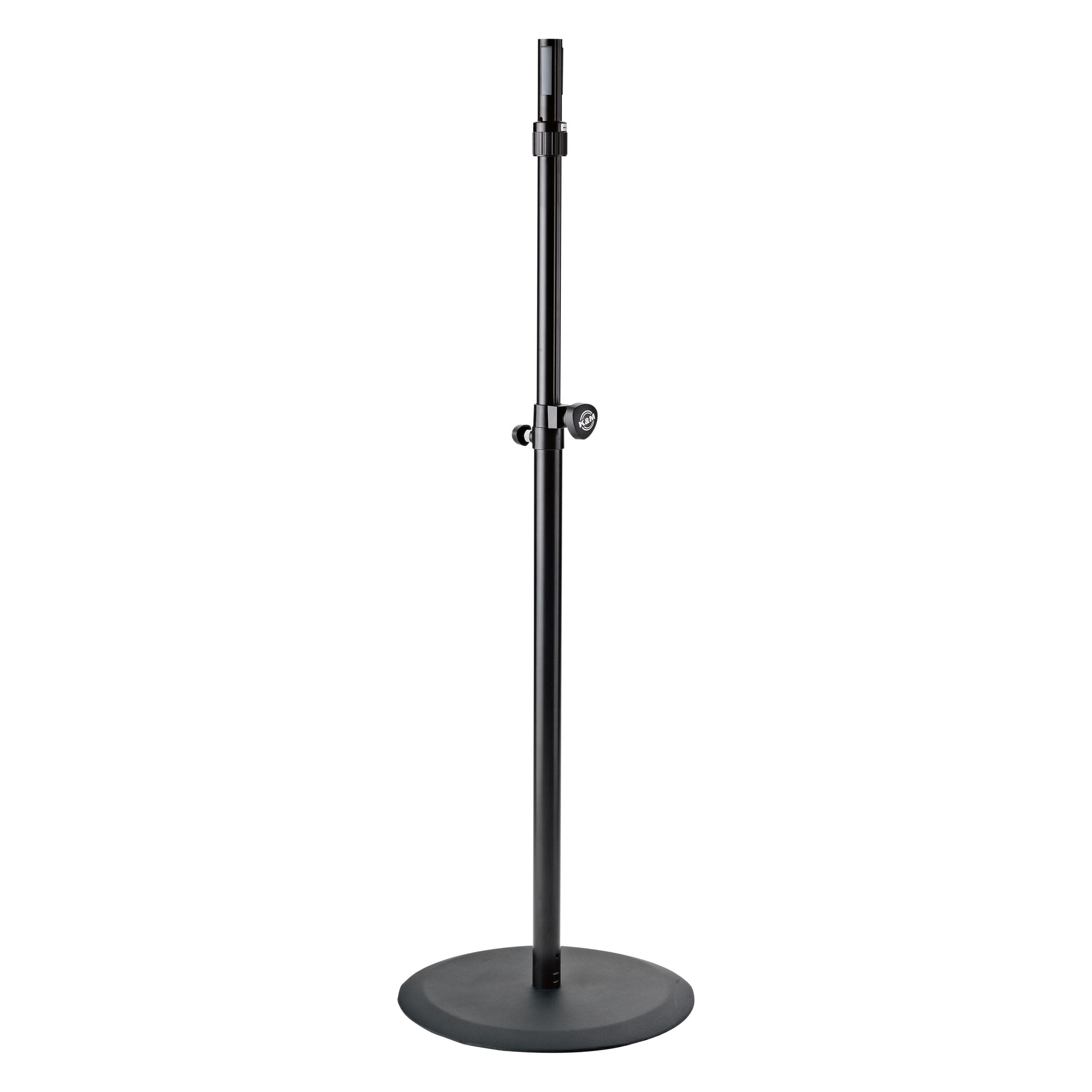 K&M 26737 (1 pièce, Support, Réglable en hauteur), Pied + support mural pour enceinte, Noir