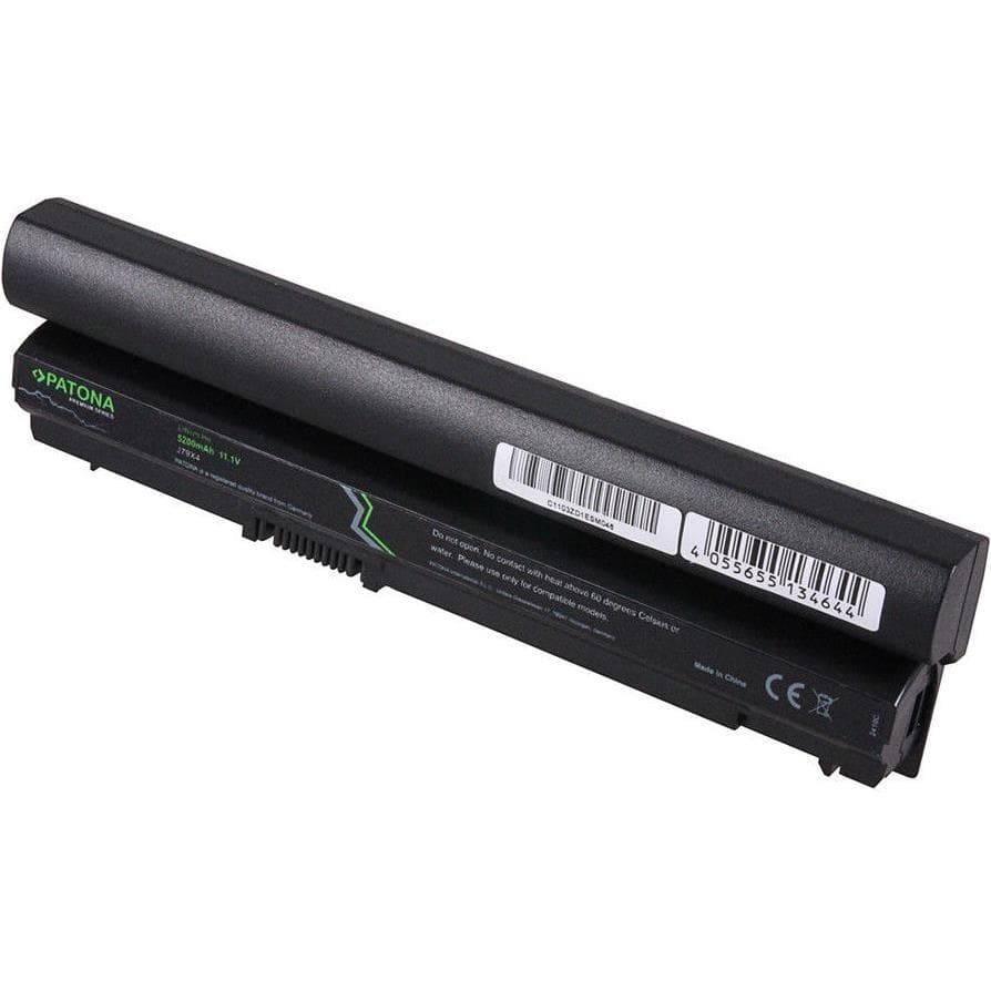 Patona Pile Premium (6 cabines, 5200 mAh), Batterie pour notebook, Vert, Noir