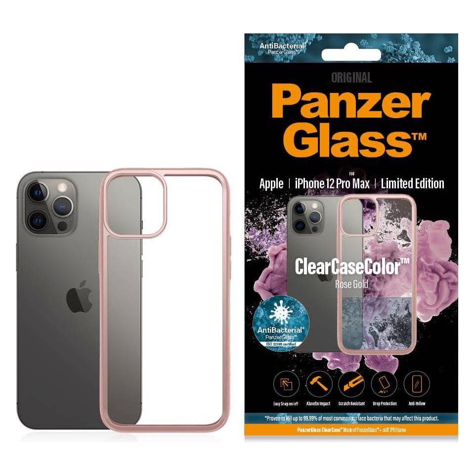 PanzerGlass 0275 Housse de protection pour téléphone portable Cover Transparent (Apple iPhone 12 Pro Max), Coque pour téléphone portable,