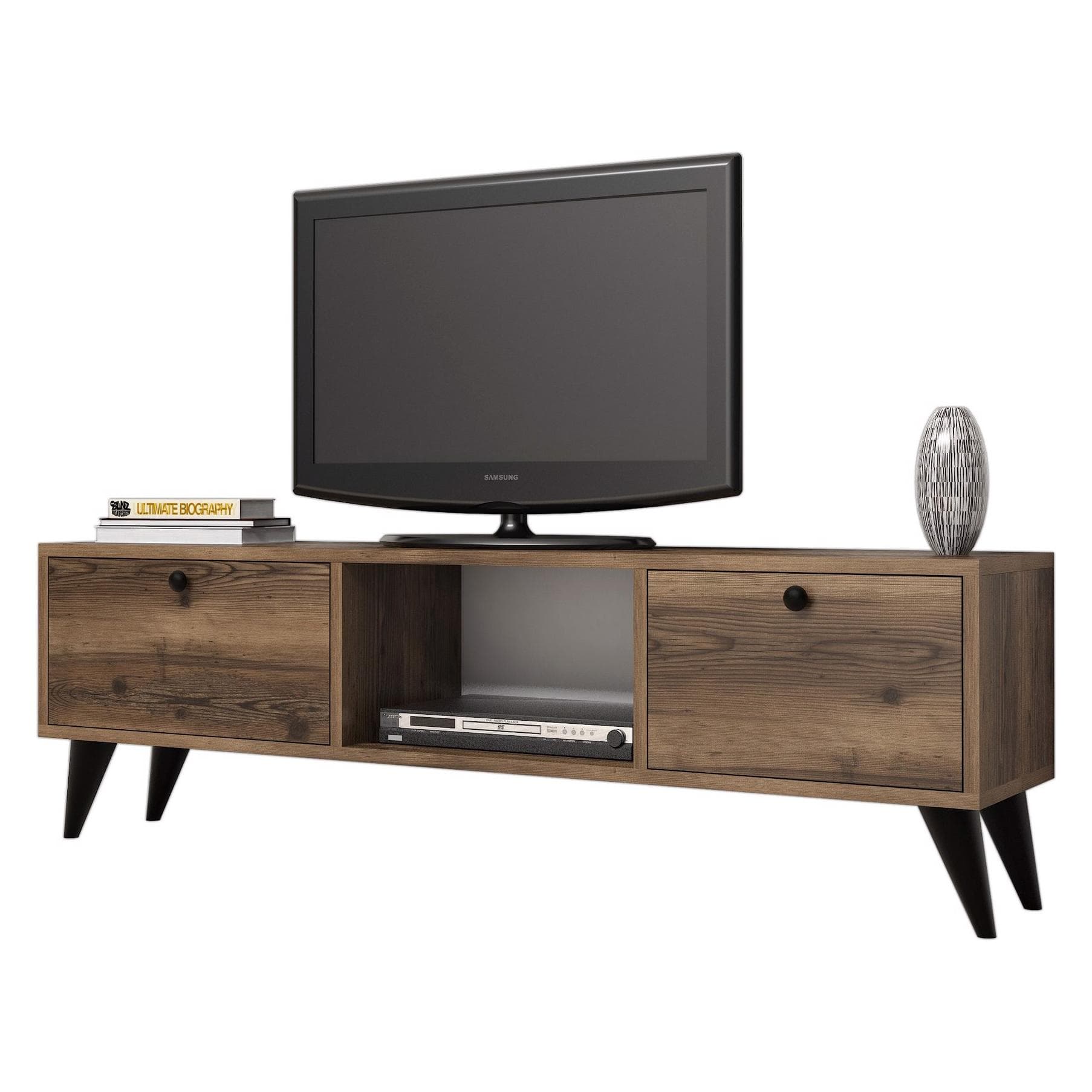 Kalune Design, Meuble TV, Troy (138 x 42.60 x 29 cm)