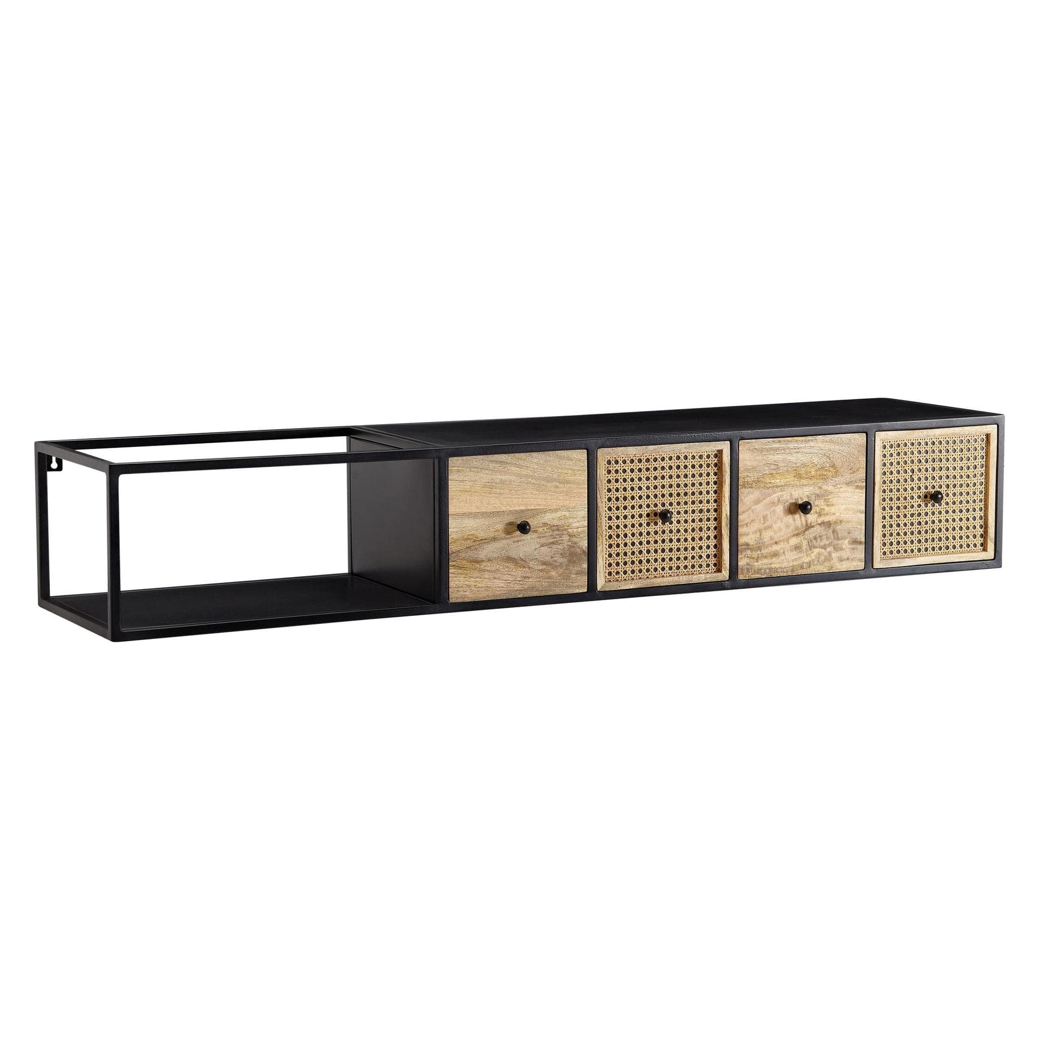 Wohnling, Meuble TV, Tombante (150 x 35 x 25 cm)