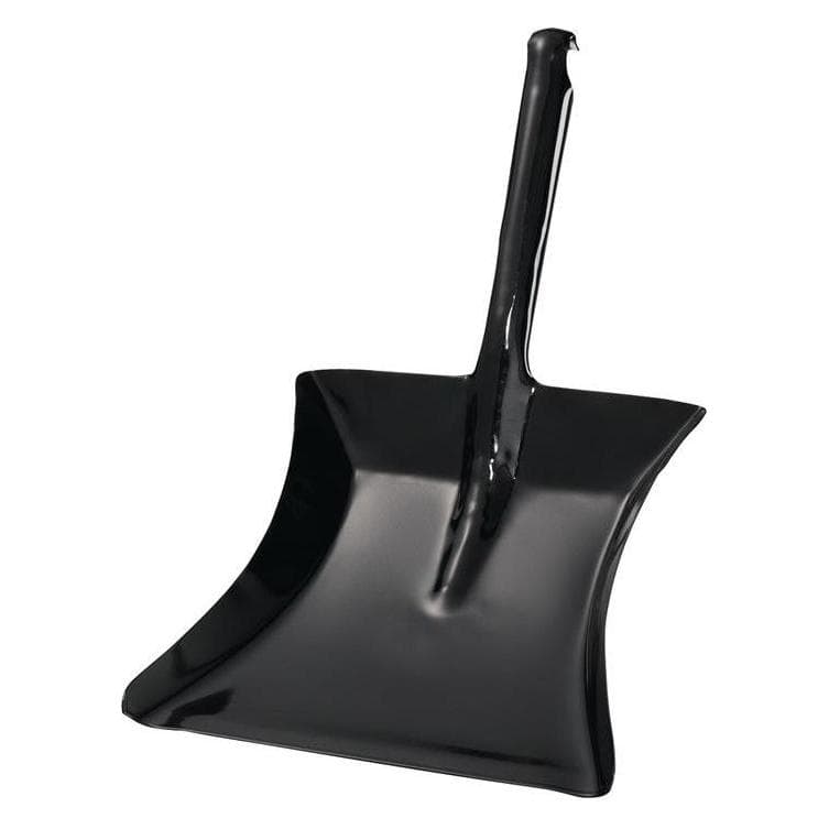 HP Autozubehör Pelle à poussière avec poignée de remplissage Métal laqué noir Feuille L230xl260 mm, Ustensiles de nettoyage, Noir