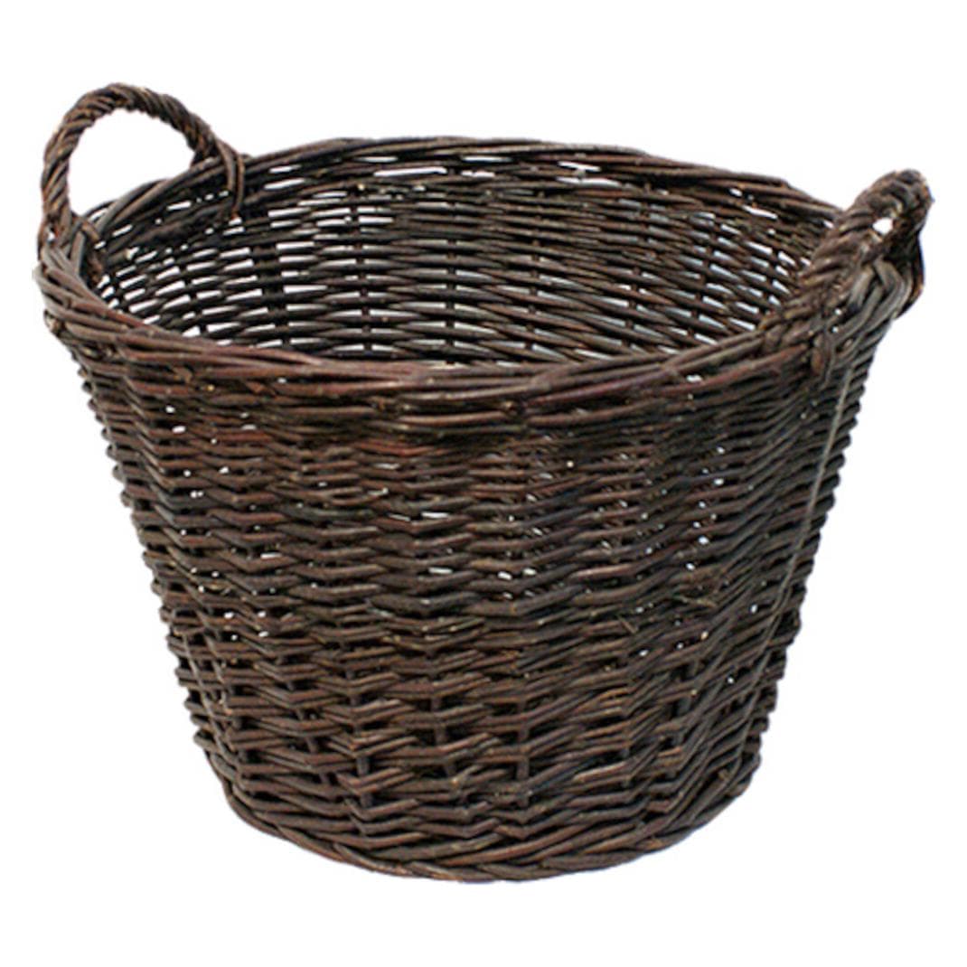 Siena Garden, Bac à compost + sac de jardinage, Panier en osier (112 l)