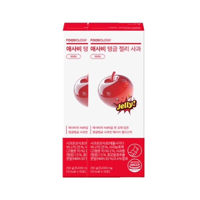 [Offres] FOODOLOGY - Apple Cider Vinegar Jiggly Jelly - 25000mg x 10 sticks - Apple Duo Set