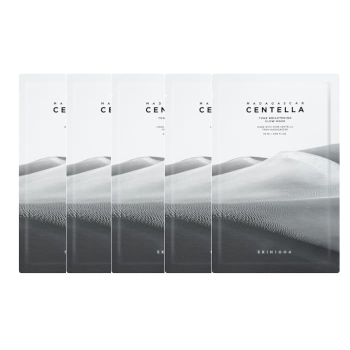 SKIN1004 - Madagascar Centella Tone Brightening Glow Mask - 1pc (5ea) Set