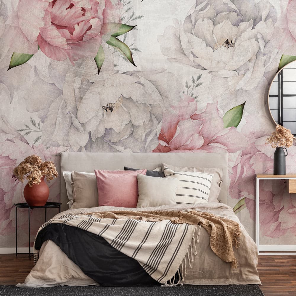 Papier peint pivoines Papier Peint