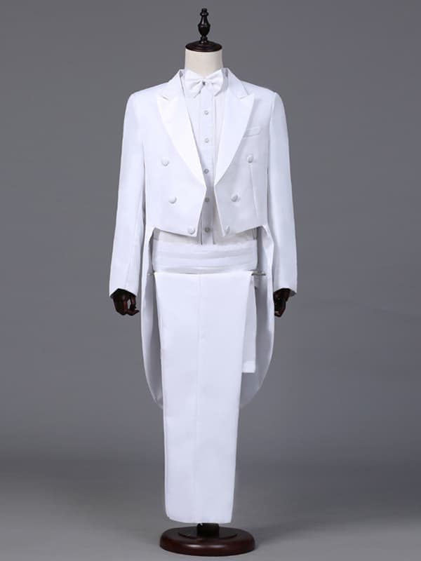 Vêtements de smoking à manches longues Palace pour hommes Costumes de performance rétro Bourgogne