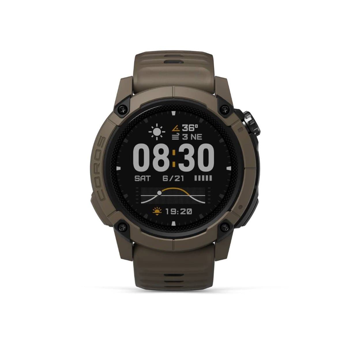 Coros Nomad GPS-horloge Bruin