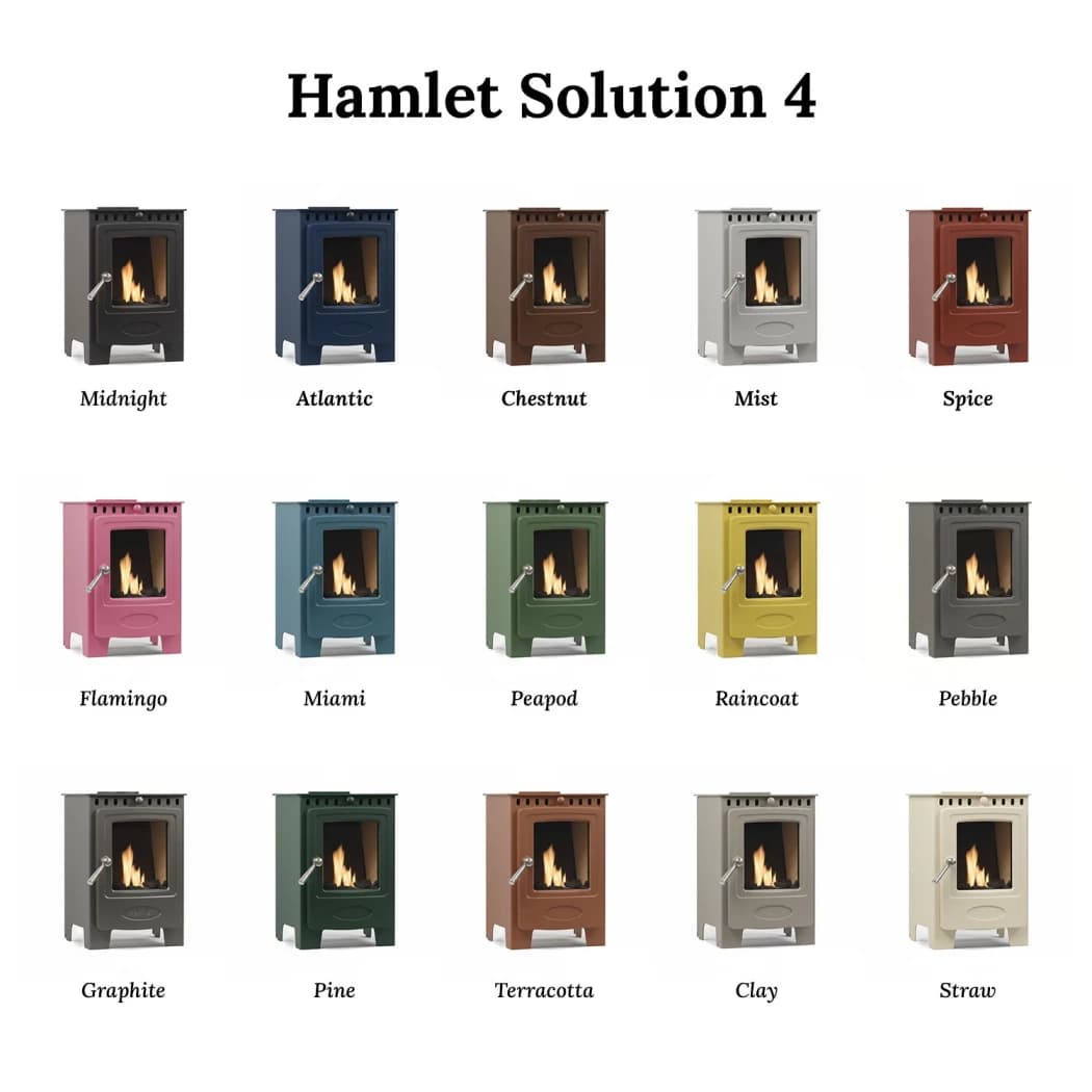 Hamlet Solution 4 Gris Brume - Poêle à Bioéthanol Autoportant view 2