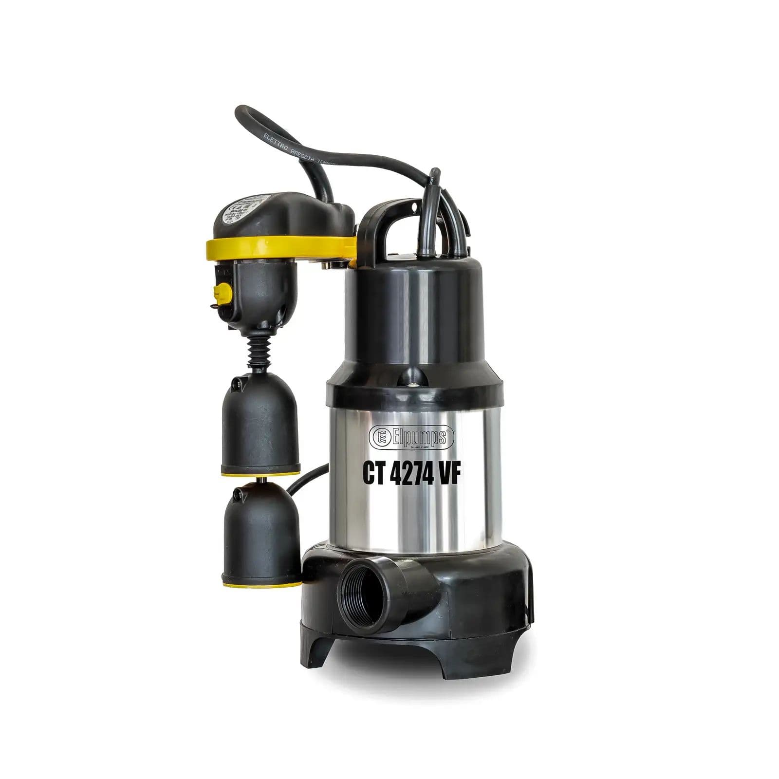 CT 4274 VF Pompes à eaux usées, 850 W, 16.000 l/h, 10 m