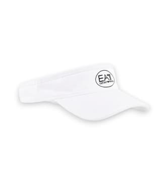 EA7 pour femme. 7W000797_AF13034 Visière tennis avec logo brodé blanc (OSFA), Sport, Coton, Tennis/Padel
