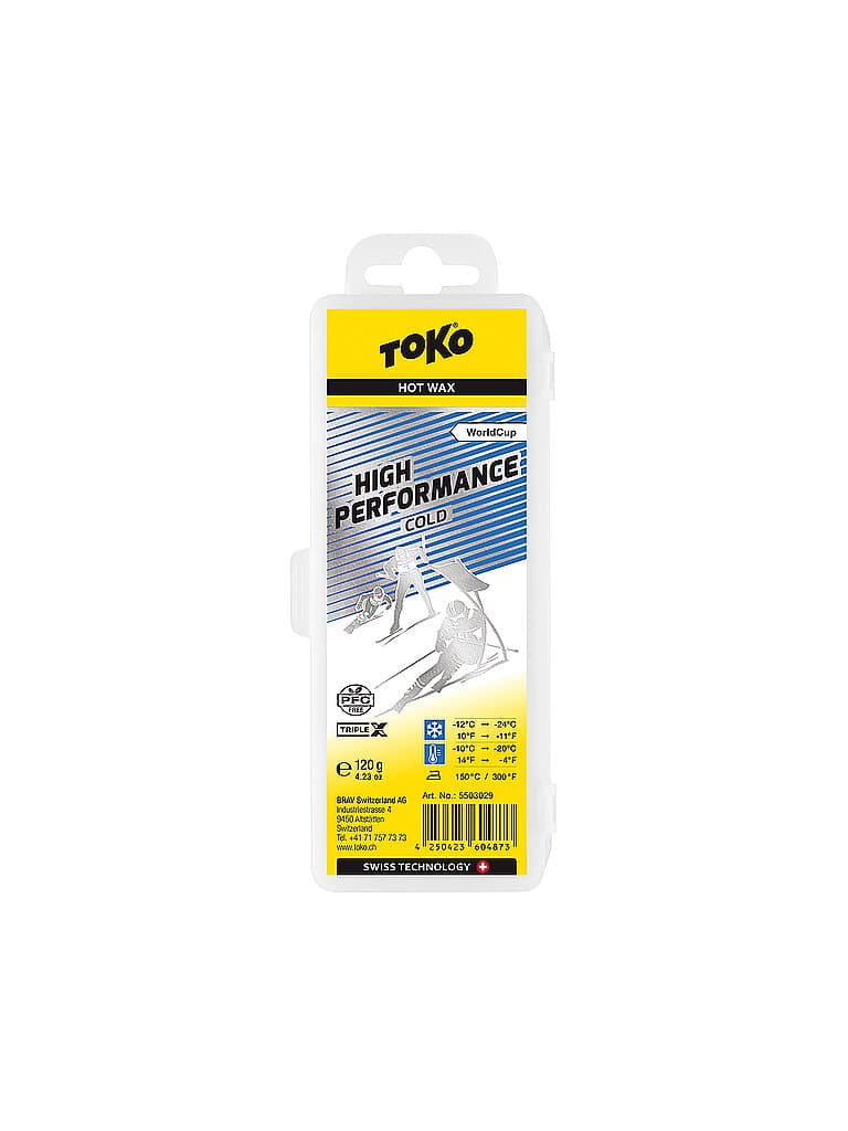 TOKO Skiwachs High Performance Hot Wax cold 120g aucune couleur