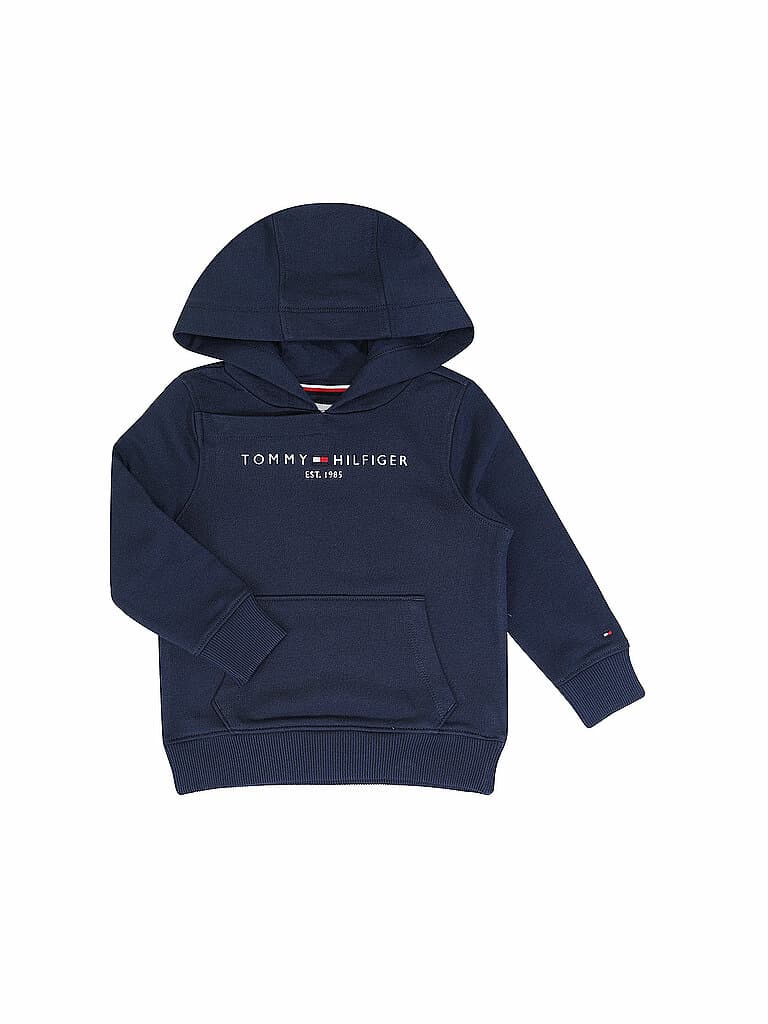 TOMMY HILFIGER Sweat à capuche garçon - Hoodie bleu marine | 92