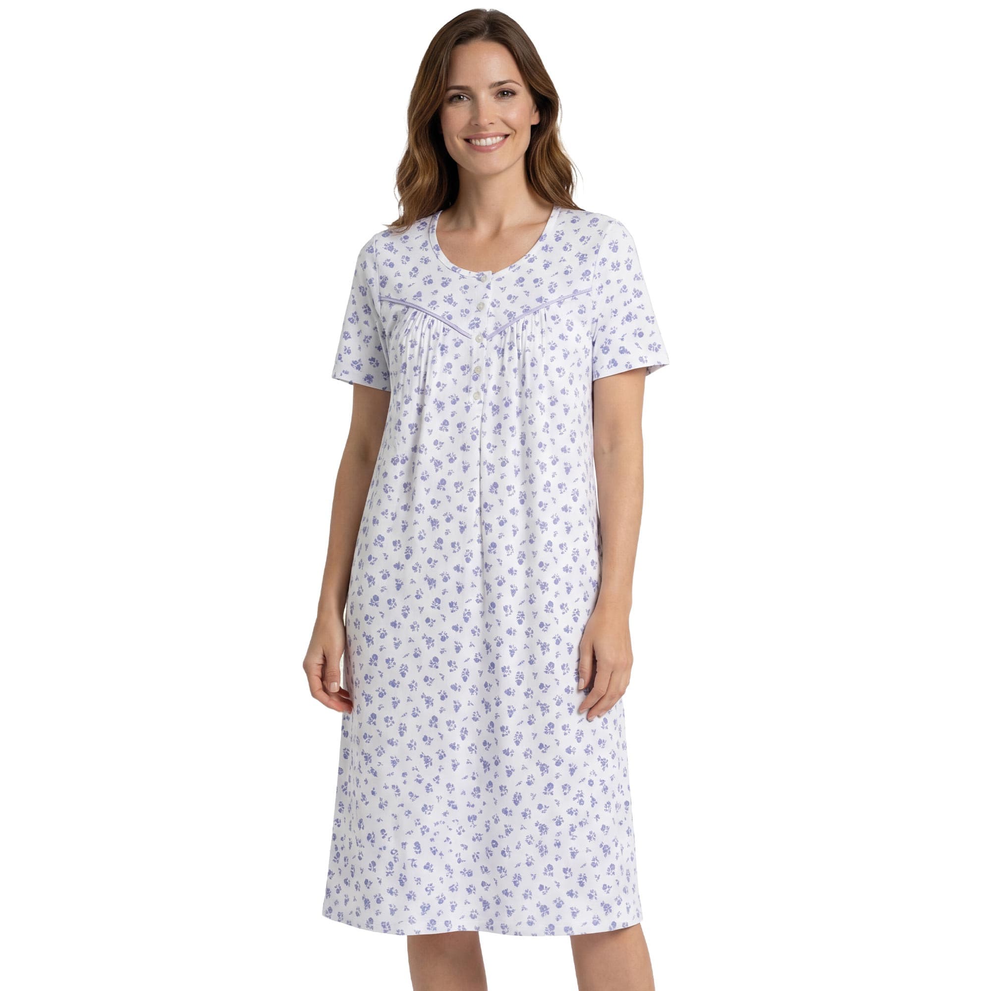 Chemise de nuit Violetta Violet - La Femme Moderne - Taille 42-44