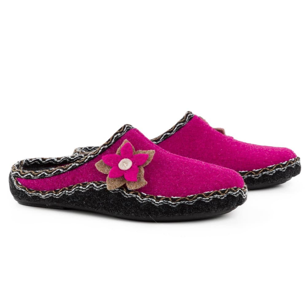 Chaussons feutre Azalée