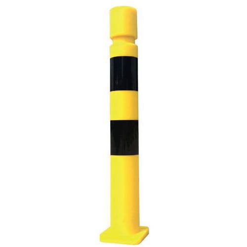 Poteau Mémoire Forme À Fixer 80 Cm Noir/jaune - Viso