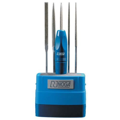 Kit 5 Limes Diamant + Manche - Noga