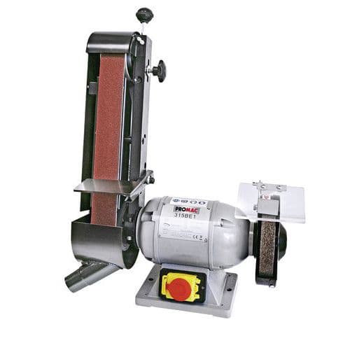 Touret 1 Meule 150mm/1 Bande 50x1000 - 230 V - ProMac