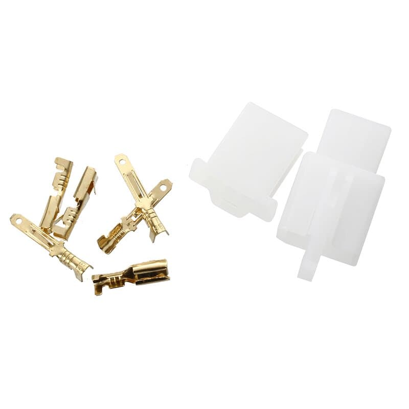 Fiche connecteur M/F 2,3mm - 3 broches