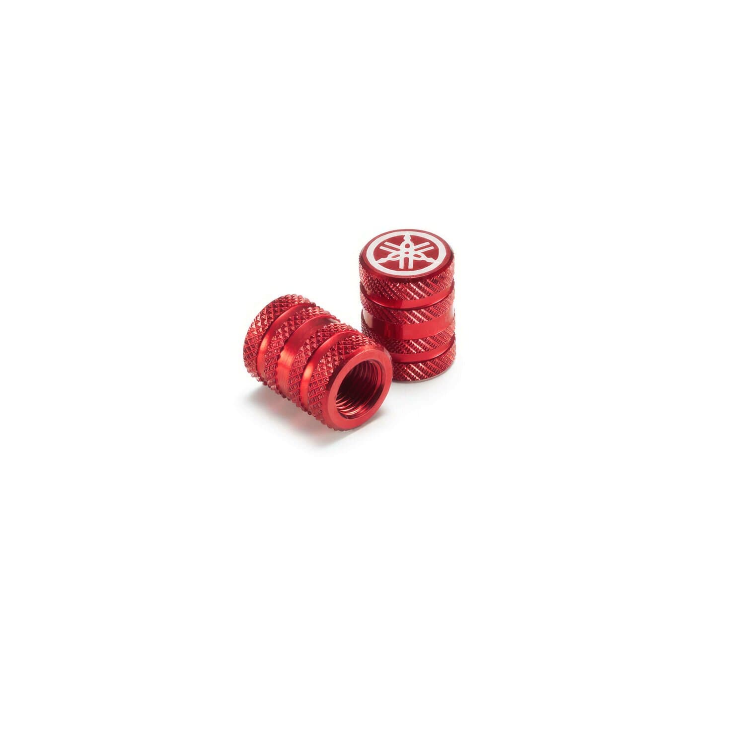 Bouchon de valve Yamaha Rouge (x2)
