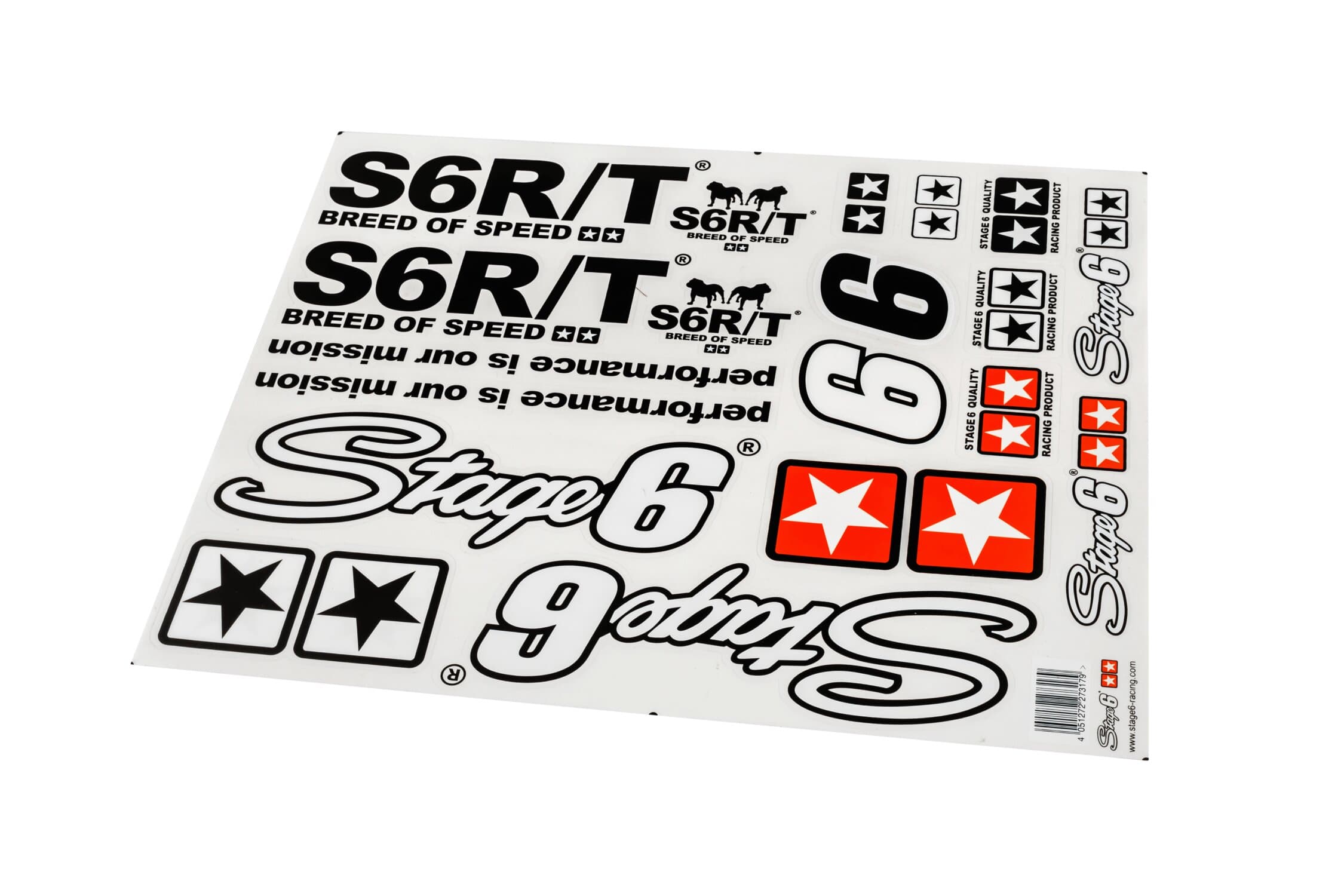 Planche de stickers A2 Stage6 Noir
