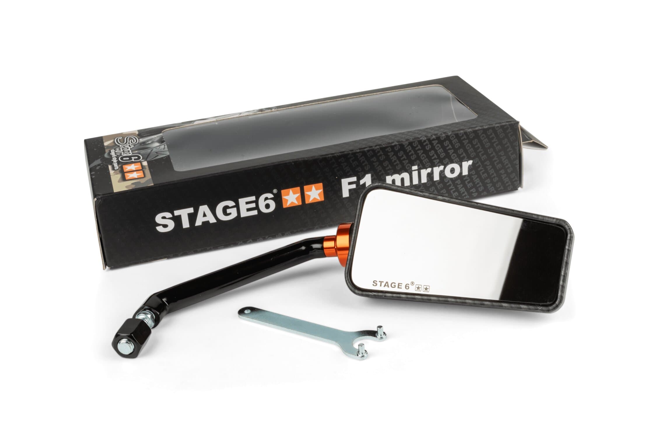 Mirror F1 Stage6 right side matte carbon