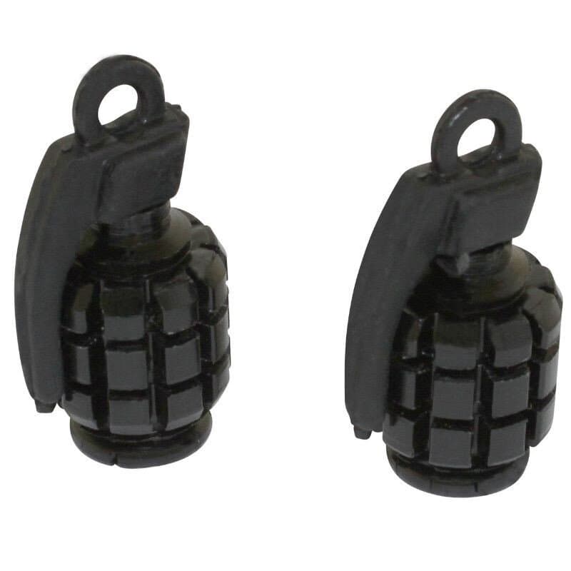 Valve Caps Grenade black