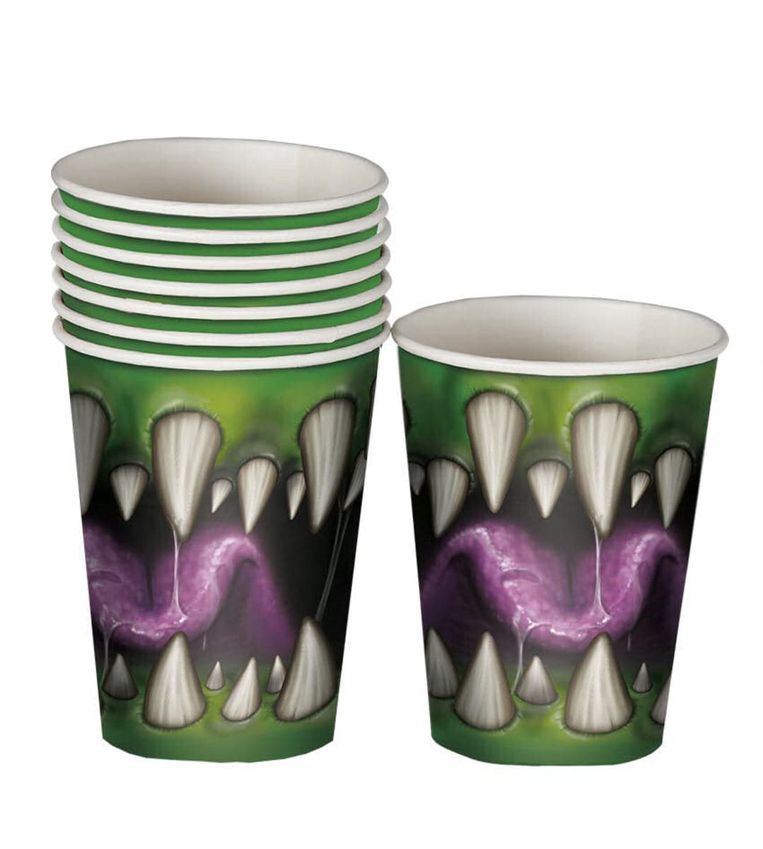 Verres MONSTRUEUX BOUCHE HALLOWEEN